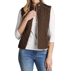 Quilted Brown Vest